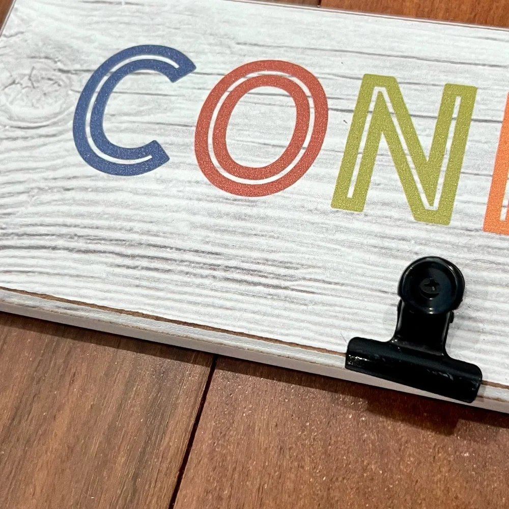 “Connor’s Masterpieces” Wooden Sign